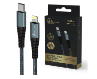 ExtraLink Smart Life USB-C - Lightning 1m Czarny - 1550949 - zdjęcie 2